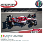 Modelauto 1:18 | Minichamps 110200199 | Alfa Romeo Racing F1 C39 2020 #99 - A.Giovinazzi Modelauto 1:18 | Minichamps 110200199 | Alfa Romeo Racing F1 C39 2020 #99 - A.Giovinazzi