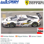 Modelauto 1:43 | Looksmart LSRC151 | Ferrari 488 GT3 | Iron Lynx 2022 #51 - N.Nielsen - M.Molina - J.Calado Modelauto 1:43 | Looksmart LSRC151 | Ferrari 488 GT3 | Iron Lynx 2022 #51 - N.Nielsen - M.Molina - J.Calado