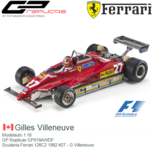 Modelauto 1:18 | GP Replicas GP019AWDF | Scuderia Ferrari 126C2 1982 #27 - G.Villeneuve Modelauto 1:18 | GP Replicas GP019AWDF | Scuderia Ferrari 126C2 1982 #27 - G.Villeneuve