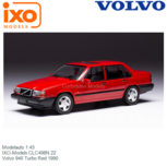 Modelauto 1:43 | IXO-Models CLC498N.22 | Volvo 940 Turbo Red 1990 Modelauto 1:43 | IXO-Models CLC498N.22 | Volvo 940 Turbo Red 1990