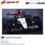 1:43 | Spark S8920 | Alpha Tauri AT04 | Scuderia AlphaTauri 2023 #3 - D.Ricciardo 1:43 | Spark S8920 | Alpha Tauri AT04 | Scuderia AlphaTauri 2023 #3 - D.Ricciardo