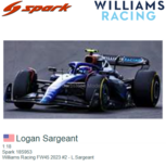 1:18 | Spark 18S953 | Williams Racing FW45 2023 #2 - L.Sargeant 1:18 | Spark 18S953 | Williams Racing FW45 2023 #2 - L.Sargeant