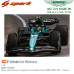 1:18 | Spark 18S956 | Aston Martin Aramco Cognizant Formula One Team AMR23 2023 #14 - F.Alonso 1:18 | Spark 18S956 | Aston Martin Aramco Cognizant Formula One Team AMR23 2023 #14 - F.Alonso