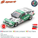 1:43 | Spark SB344 | Alfa Romeo Alfetta GTV6 | Luigi Racing Bastos 1982 #45 - M.Gallo - L.Lombardi - T.Palma 1:43 | Spark SB344 | Alfa Romeo Alfetta GTV6 | Luigi Racing Bastos 1982 #45 - M.Gallo - L.Lombardi - T.Palma