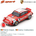 Modelauto 1:43 | Spark SB694 | Porsche 911 SC 1983 #5 - P.Snijers - D.Colebunders Modelauto 1:43 | Spark SB694 | Porsche 911 SC 1983 #5 - P.Snijers - D.Colebunders