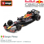 1:18 | Bburago 18-18003P | Red Bull Racing RB19 RBPT 2023 #11 - S.Pérez 1:18 | Bburago 18-18003P | Red Bull Racing RB19 RBPT 2023 #11 - S.Pérez