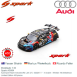 Modelauto 1:43 | Spark AS064 | Audi Sport Team Valvoline R8 LMS GT3 2022 #777 - Y.Shahin - R.Feller - M.Winkelhock Modelauto 1:43 | Spark AS064 | Audi Sport Team Valvoline R8 LMS GT3 2022 #777 - Y.Shahin - R.Feller - M.Winkelhock