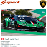 Modelauto 1:43 | Spark SG871 | Lamborghini Huracan GT3 EVO | GRT 2022 #19 - R.Ineichen Modelauto 1:43 | Spark SG871 | Lamborghini Huracan GT3 EVO | GRT 2022 #19 - R.Ineichen