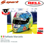 Helm 1:5 | Spark 5HSP085 | Bell Helmet 2022 - R.Marciello Helm 1:5 | Spark 5HSP085 | Bell Helmet 2022 - R.Marciello