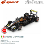 1:43 | Spark SA237 | Dallara F3 2015 #7 - A.Giovinazzi 1:43 | Spark SA237 | Dallara F3 2015 #7 - A.Giovinazzi