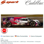 1:43 | Spark US340 | Ally Cadillac Racing Dpi-V.R 2022 #48 - J.López - M.Rockenfeller - K.Kobayashi 1:43 | Spark US340 | Ally Cadillac Racing Dpi-V.R 2022 #48 - J.López - M.Rockenfeller - K.Kobayashi