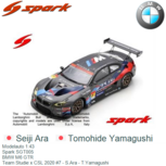 Modelauto 1:43 | Spark SGT005 | BMW M6 GTR | Team Studie x CSL 2020 #7 - S.Ara - T.Yamagushi Modelauto 1:43 | Spark SGT005 | BMW M6 GTR | Team Studie x CSL 2020 #7 - S.Ara - T.Yamagushi