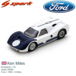 Modelauto 1:43 | Spark S8085 | Ford J 1966 - K.Miles Modelauto 1:43 | Spark S8085 | Ford J 1966 - K.Miles