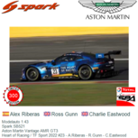 Modelauto 1:43 | Spark SB521 | Aston Martin Vantage AMR GT3 | Heart of Racing / TF Sport 2022 #23 - A.Riberas - R.Gunn - C.Eastwood Modelauto 1:43 | Spark SB521 | Aston Martin Vantage AMR GT3 | Heart of Racing / TF Sport 2022 #23 - A.Riberas - R.Gunn - C.Eastwood