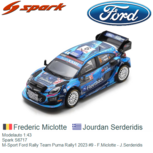 Modelauto 1:43 | Spark S6717 | M-Sport Ford Rally Team Puma Rally1 2023 #9 - F.Miclotte - J.Serderidis Modelauto 1:43 | Spark S6717 | M-Sport Ford Rally Team Puma Rally1 2023 #9 - F.Miclotte - J.Serderidis