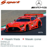 Modelauto 1:43 | Spark SGT044 | Mercedes AMG GT3 | R'Qs MOTOR SPORTS 2022 #22 - H.Wada - M.Jyonai Modelauto 1:43 | Spark SGT044 | Mercedes AMG GT3 | R'Qs MOTOR SPORTS 2022 #22 - H.Wada - M.Jyonai