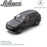 Modelauto 1:43 | Schuco 450398900 | Mercedes Benz GLC (X253) Black 2023 Modelauto 1:43 | Schuco 450398900 | Mercedes Benz GLC (X253) Black 2023