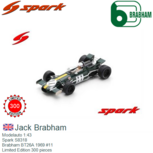 Modelauto 1:43 | Spark S8318 | Brabham BT26A 1969 #11 Modelauto 1:43 | Spark S8318 | Brabham BT26A 1969 #11