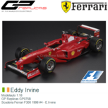 Modelauto 1:18 | GP Replicas GP075B | Scuderia Ferrari F300 1998 #4 - E.Irvine Modelauto 1:18 | GP Replicas GP075B | Scuderia Ferrari F300 1998 #4 - E.Irvine