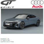 Modelauto 1:18 | GT Spirit GT393 | Audi RS E-tron GT Blue Modelauto 1:18 | GT Spirit GT393 | Audi RS E-tron GT Blue