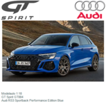 Modelauto 1:18 | GT Spirit GT884 | Audi RS3 Sportback Performance Edition Blue Modelauto 1:18 | GT Spirit GT884 | Audi RS3 Sportback Performance Edition Blue