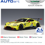 Modelauto 1:18 | Autoart 818089 | Aston Martin Racing Vantage LMGTE-PRO 2018 #95 - M.Sørensen - N.Thiim - D.Turner Modelauto 1:18 | Autoart 818089 | Aston Martin Racing Vantage LMGTE-PRO 2018 #95 - M.Sørensen - N.Thiim - D.Turner