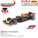 Modelauto 1:18 | Minichamps 110211933 | Red Bull Racing RB16B 2021 #33 - M.Verstappen Modelauto 1:18 | Minichamps 110211933 | Red Bull Racing RB16B 2021 #33 - M.Verstappen