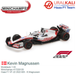 Modelauto 1:43 | Minichamps 417220120 | Haas F1 VF-22 2022 #20 - K.Magnussen Modelauto 1:43 | Minichamps 417220120 | Haas F1 VF-22 2022 #20 - K.Magnussen