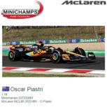 1:18 | Minichamps 537233081 | McLaren MCL60 2023 #81 - O.Piastri 1:18 | Minichamps 537233081 | McLaren MCL60 2023 #81 - O.Piastri