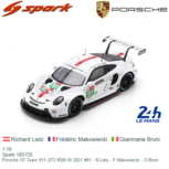 1:18 | Spark 18S725 | Porsche GT Team 911 GT3 RSR-19 2021 #91 - R.Lietz - F.Makowiecki - G.Bruni 1:18 | Spark 18S725 | Porsche GT Team 911 GT3 RSR-19 2021 #91 - R.Lietz - F.Makowiecki - G.Bruni