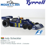Modelauto 1:18 | Model Car Group 18614F | Tyrrell F1 P34 Six Wheeler 1976 #3 - J.Scheckter Modelauto 1:18 | Model Car Group 18614F | Tyrrell F1 P34 Six Wheeler 1976 #3 - J.Scheckter