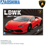 Bouwpakket 1:24 | Aoshima AO05988 | Lamborghini Huracan LB Works Orange Bouwpakket 1:24 | Aoshima AO05988 | Lamborghini Huracan LB Works Orange