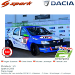 Modelauto 1:43 | Spark SG858 | Dacia Logan | SwiftWing.de Team mokoflex 2022 #118 - J.Bussman - O.Kriese - M.Lachmayer - Y.Lachmayer Modelauto 1:43 | Spark SG858 | Dacia Logan | SwiftWing.de Team mokoflex 2022 #118 - J.Bussman - O.Kriese - M.Lachmayer - Y.Lachmayer