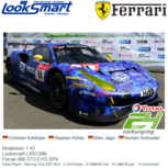 Modelauto 1:43 | Looksmart LSRC096 | Ferrari 488 GT3 EVO SP9 | Hella Pagid - Racing One 2021 #14 - C.Kohlhaas - S.Köhler - M.Jäger - N.Schneider Modelauto 1:43 | Looksmart LSRC096 | Ferrari 488 GT3 EVO SP9 | Hella Pagid - Racing One 2021 #14 - C.Kohlhaas - S.Köhler - M.Jäger - N.Schneider