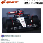 1:43 | Spark S8920 | Alpha Tauri AT04 | Scuderia AlphaTauri 2023 #3 - D.Ricciardo 1:43 | Spark S8920 | Alpha Tauri AT04 | Scuderia AlphaTauri 2023 #3 - D.Ricciardo