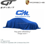 1:18 | GT Spirit GT410 | Porsche 911 Speedster (991.2) Meissen Blue 2019 1:18 | GT Spirit GT410 | Porsche 911 Speedster (991.2) Meissen Blue 2019