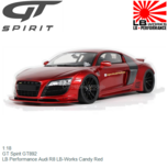 1:18 | GT Spirit GT892 | LB Performance Audi R8 LB-Works Candy Red 1:18 | GT Spirit GT892 | LB Performance Audi R8 LB-Works Candy Red