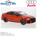 Modelauto 1:18 | Model Car Group 18451 | Audi RS3 Limousine Red 2022 Modelauto 1:18 | Model Car Group 18451 | Audi RS3 Limousine Red 2022