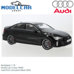 Modelauto 1:18 | Model Car Group 18450 | Audi RS3 Limousine Black 2022 Modelauto 1:18 | Model Car Group 18450 | Audi RS3 Limousine Black 2022