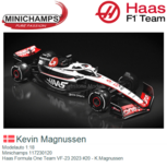 Modelauto 1:18 | Minichamps 117230120 | Haas Formula One Team VF-23 2023 #20 - K.Magnussen Modelauto 1:18 | Minichamps 117230120 | Haas Formula One Team VF-23 2023 #20 - K.Magnussen