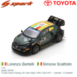 1:43 | Spark S6730 | Toyota Gazoo Racing GR Yaris Rally1 WRC 2023 #37 - L.Bertelli - S.Scattolin 1:43 | Spark S6730 | Toyota Gazoo Racing GR Yaris Rally1 WRC 2023 #37 - L.Bertelli - S.Scattolin