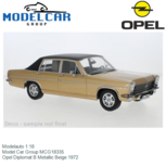 Modelauto 1:18 | Model Car Group MCG18335 | Opel Diplomat B Metallic Beige 1972 Modelauto 1:18 | Model Car Group MCG18335 | Opel Diplomat B Metallic Beige 1972
