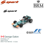 Modelauto 1:43 | Spark S5708 | BRM P138 1969 #22 - G.Eaton Modelauto 1:43 | Spark S5708 | BRM P138 1969 #22 - G.Eaton