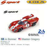 Modelauto 1:18 | Spark 18S253 | Lola T70 Mk.IIIb 1969 #2 - J.Bonnier - M.Gregory Modelauto 1:18 | Spark 18S253 | Lola T70 Mk.IIIb 1969 #2 - J.Bonnier - M.Gregory