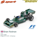 1:43 | Spark S3961 | Ensign N174 1974 - B.Redman 1:43 | Spark S3961 | Ensign N174 1974 - B.Redman