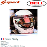 Helm 1:5 | Spark 5HF134 | Bell Helmet | BWT Alpine F1 Team 2023 #10 - P.Gasly Helm 1:5 | Spark 5HF134 | Bell Helmet | BWT Alpine F1 Team 2023 #10 - P.Gasly