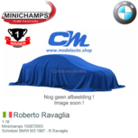1:18 | Minichamps 155872003 | Schnitzer BMW M3 1987 - R.Ravaglia 1:18 | Minichamps 155872003 | Schnitzer BMW M3 1987 - R.Ravaglia