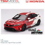 1:18 | TSM TS0525 | Honda Civic Type-R Pace Car 2023 1:18 | TSM TS0525 | Honda Civic Type-R Pace Car 2023