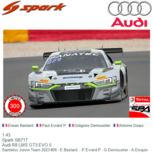 1:43 | Spark SB717 | Audi R8 LMS GT3 EVO II | Sainteloc Junior Team 2023 #26 - E.Bastard - P.Evrard P - G.Demoustier - A.Doquin 1:43 | Spark SB717 | Audi R8 LMS GT3 EVO II | Sainteloc Junior Team 2023 #26 - E.Bastard - P.Evrard P - G.Demoustier - A.Doquin