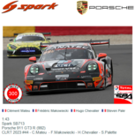 1:43 | Spark SB713 | Porsche 911 GT3 R (992) | CLRT 2023 #44 - C.Mateu - F.Makowiecki - H.Chevalier - S.Palette 1:43 | Spark SB713 | Porsche 911 GT3 R (992) | CLRT 2023 #44 - C.Mateu - F.Makowiecki - H.Chevalier - S.Palette